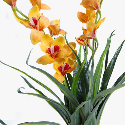 90cm Faux Artificial Home Decor Potted Orchid Plant