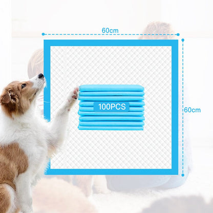 100 Pcs Dog Absorbent Training Pad 60 x 60 cm