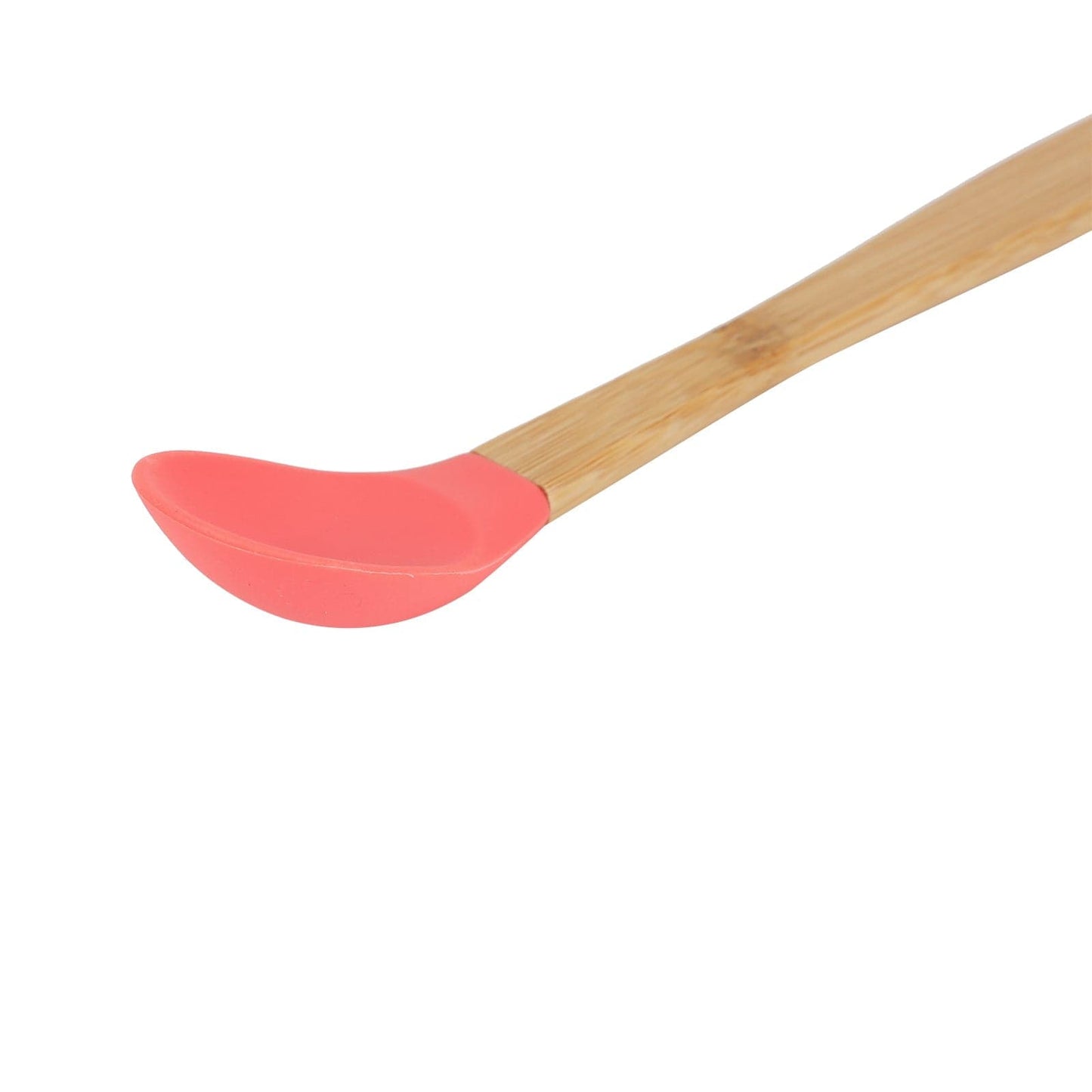 5Pcs Mini Silicone and Bamboo Utensils Set