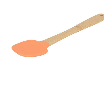 5Pcs Mini Silicone and Bamboo Utensils Set