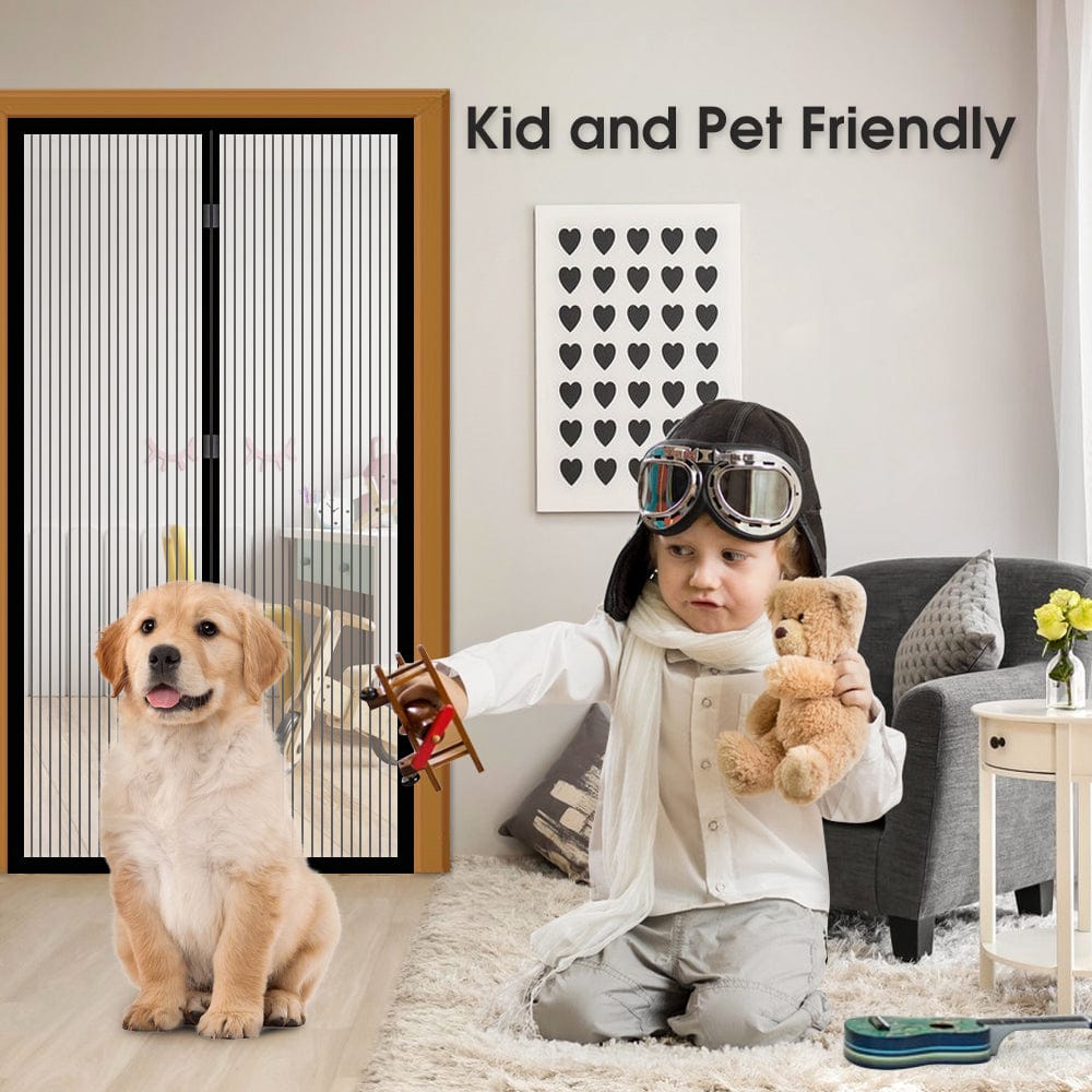 2 Pcs Instant Magnetic Fly Screen Curtain – Hands‑Free Insect Protection (210 × 100 cm)