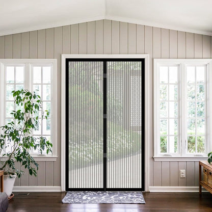 2 Pcs Instant Magnetic Fly Screen Curtain – Hands‑Free Insect Protection (210 × 100 cm)