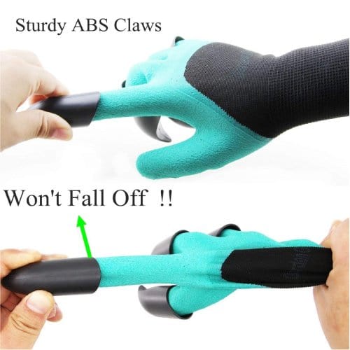 2 Pcs Tough Built in Claws Garden Guru Gloves