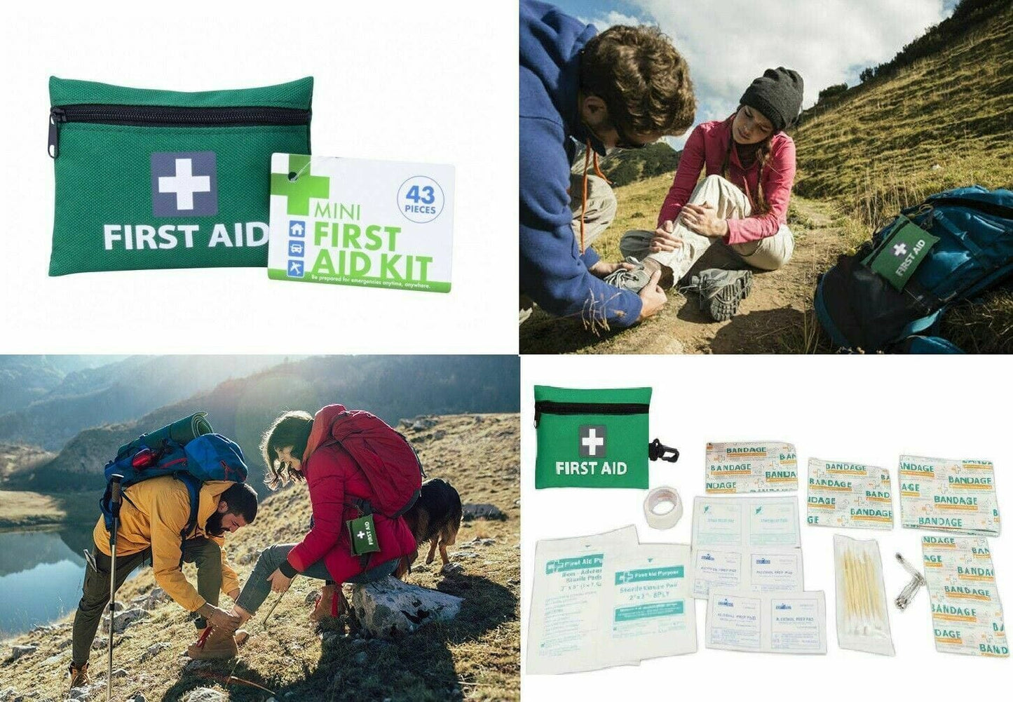 43 Pcs Mini Emergency First Aid Kit ARTG Registered Australia