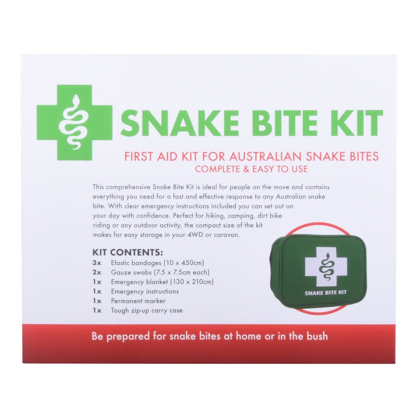9 Pcs Snake Bite Emergency First Aid Kit