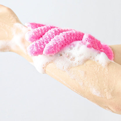 Livingtoday Exfoliating Gloves Pink