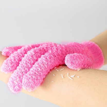 Livingtoday Exfoliating Gloves Pink