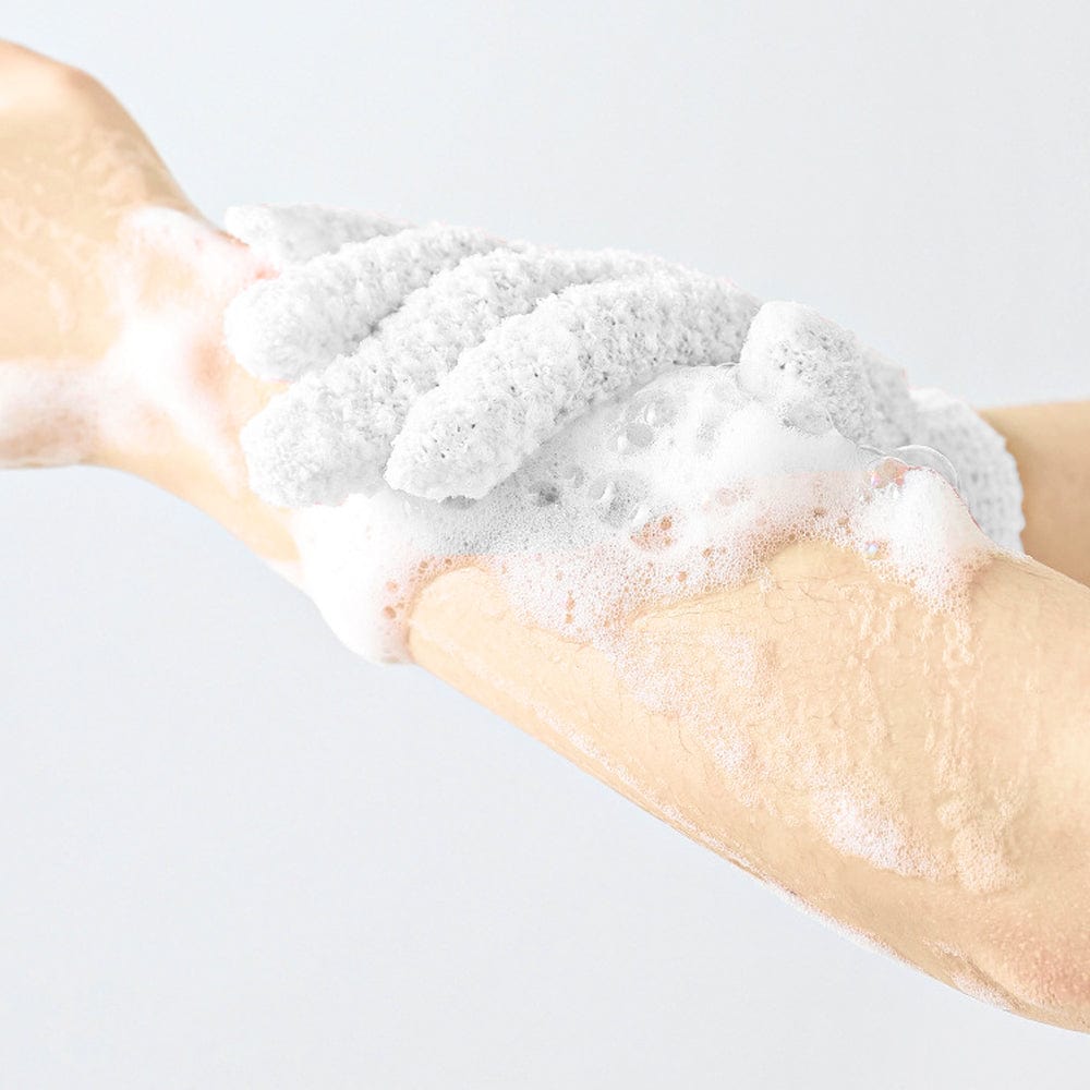 Livingtoday Exfoliating Gloves White