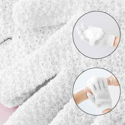 Livingtoday Exfoliating Gloves White