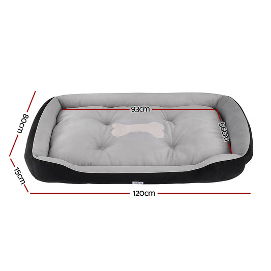 i.Pet Pet Bed Dog Bed Soft PP Cotton Mat Sleeping Comfy Cushion Washable Extra Large