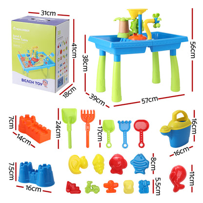 Sand and Water Table Windmill Shovel Outdoor Sandpit Toys Beach Play