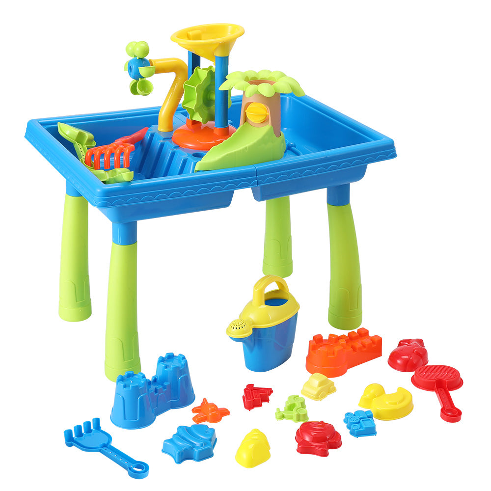 Sand and Water Table Windmill Shovel Outdoor Sandpit Toys Beach Play