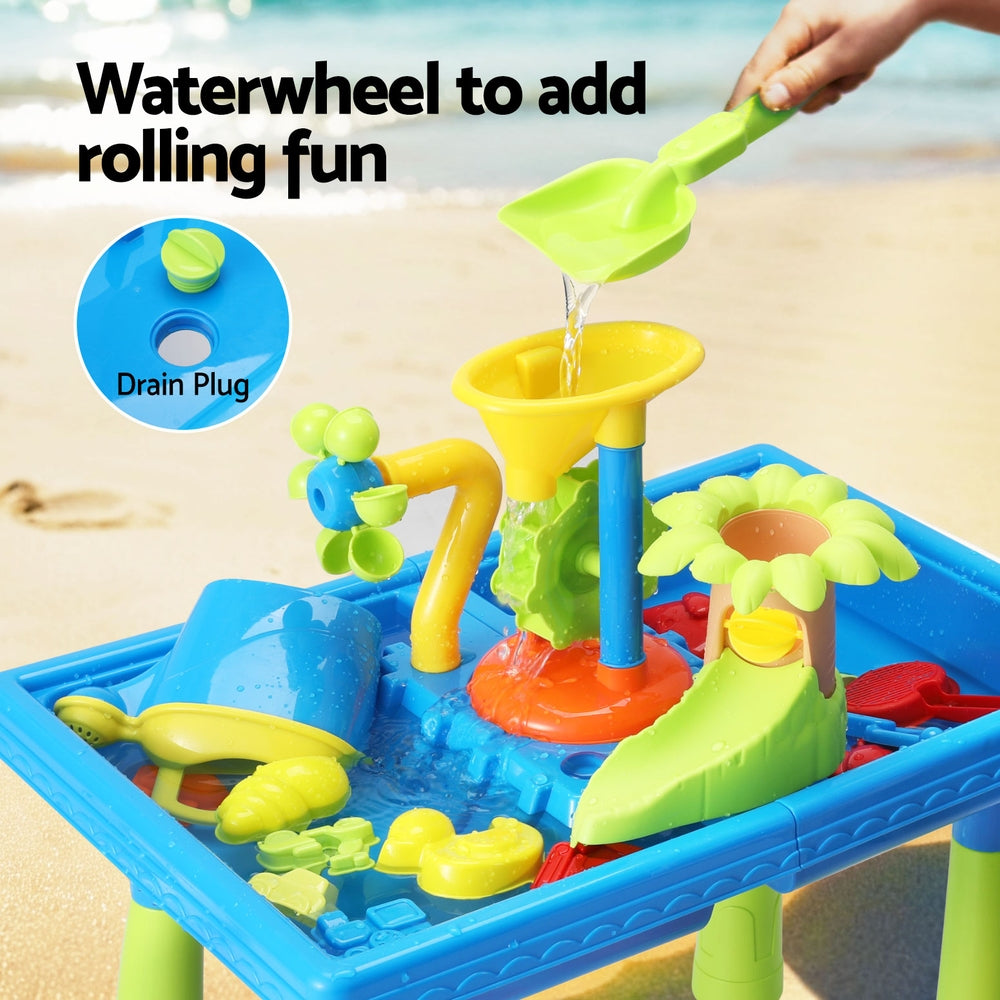 Sand and Water Table Windmill Shovel Outdoor Sandpit Toys Beach Play