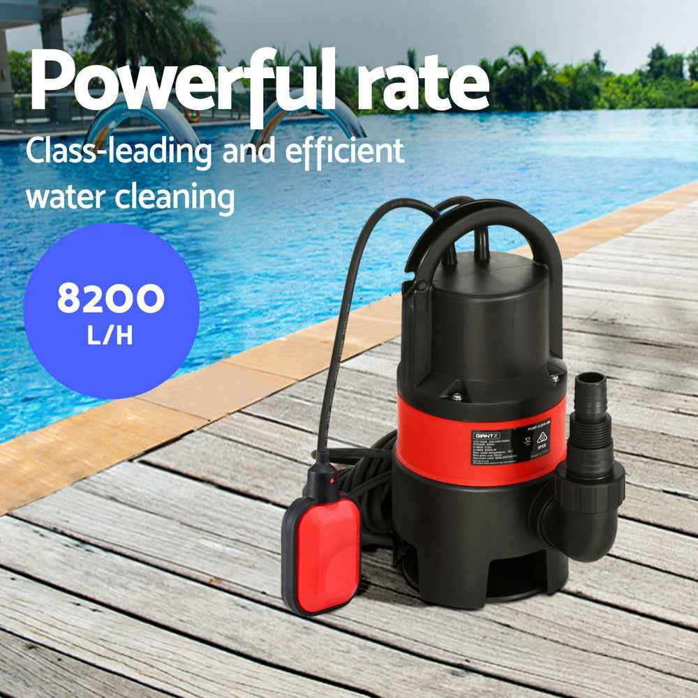 Giantz Garden Submersible Pump 400W Dirty Water Bore Tank Well Steel Sewerage