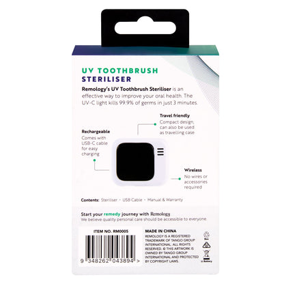 Remology Rechargeable UV Toothbrush Sterilizer