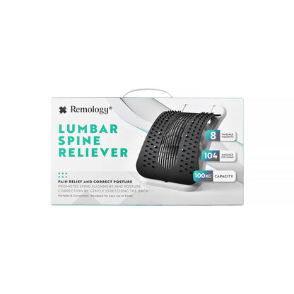 Adjustable Air Lumbar Spine Reliever – Inflatable Back Stretcher with Acupressure & Magnets