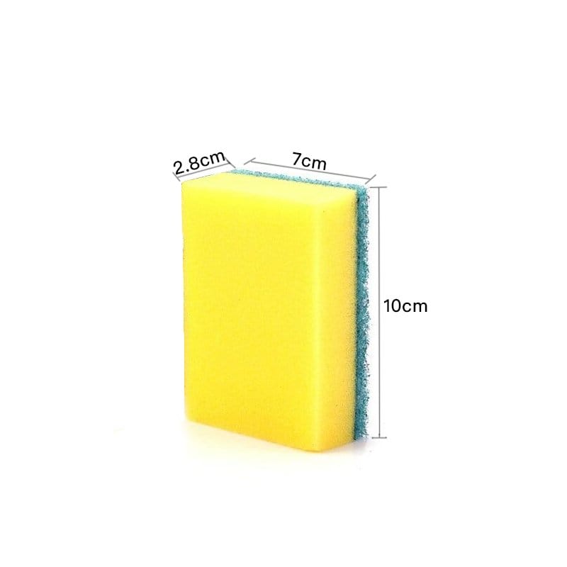 30 Pcs Heavy‑Duty Sponge Scourers – Multi‑Purpose Kitchen Cleaning Pads