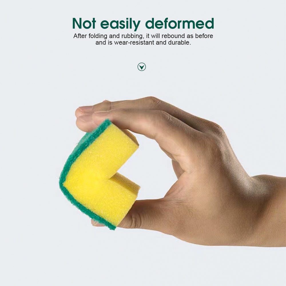 30 Pcs Heavy‑Duty Sponge Scourers – Multi‑Purpose Kitchen Cleaning Pads
