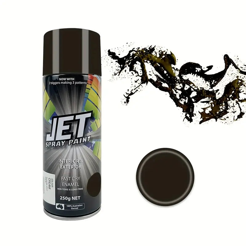 1 Pcs 250g Spray Paint Can SP100-BLACK