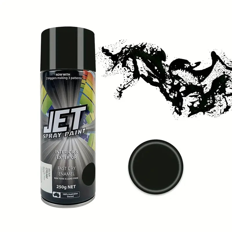1 Pcs 250g Spray Paint Can SP132-Satin Black