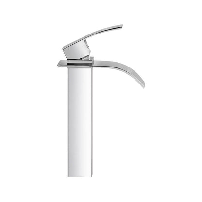 Cefito Bathroom Basin Mixer Tap Thin Tall Faucet Vanity Laundry Silver