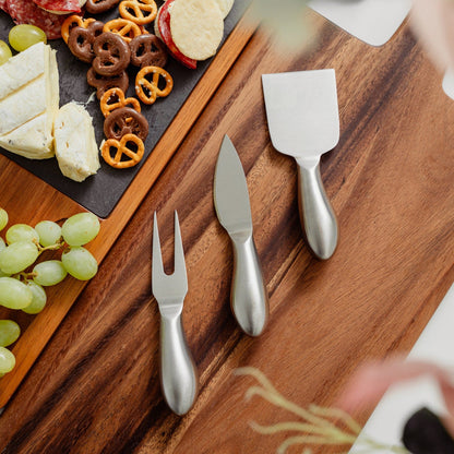 3 Pcs Clevinger Belmont Stainless Steel Cheese Knife Set
