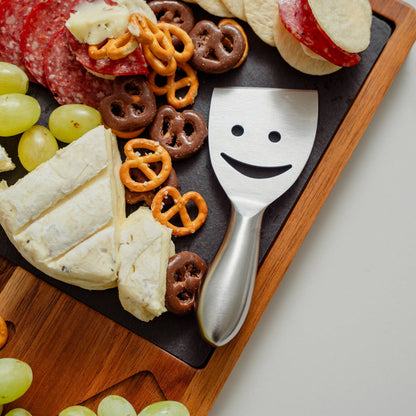 4 Pcs Clevinger Smiley Stainless Steel Cheese Knife Set