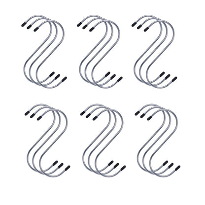 18 Pcs Multipurpose Durable Utility S Hooks for Hanging