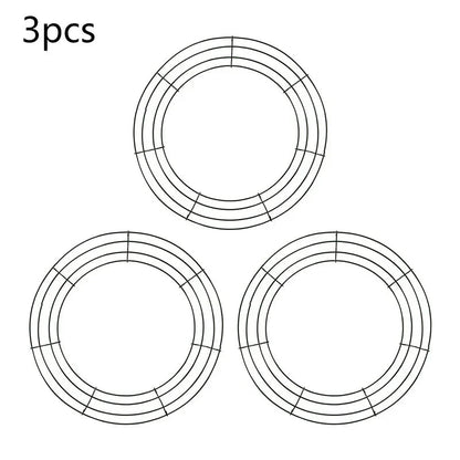 Metal Wreath Round Iron Ring For Christmas