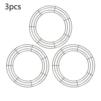 Metal Wreath Round Iron Ring For Christmas