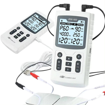 Electric Muscle Therapy Stimulator Interferential Device