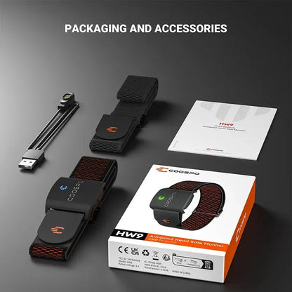 Armband Heart Rate Monitor Black
