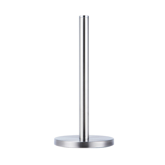 Stainless Steel Paper Towel Holder for Kitchen Countertop Cling Film Storage Rack-Silver