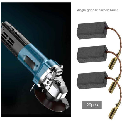 Carbon Brushes for Bosch Angle Grinder 15x8x5mm 20pcs Replacement Compatible Power Tool Repair Parts