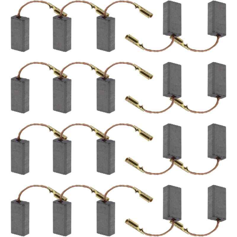 Carbon Brushes for Bosch Angle Grinder 15x8x5mm 20pcs Replacement Compatible Power Tool Repair Parts