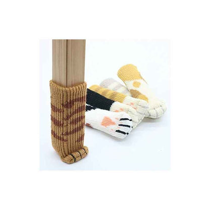 Cat Chair Leg Protectors 24 PCS Anti-Scratch Anti-Slip Compatible with Various Chairs