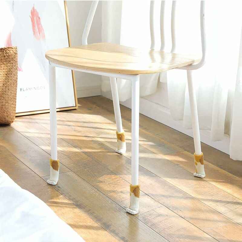 Cat Chair Leg Protectors 24 PCS Anti-Scratch Anti-Slip Compatible with Various Chairs