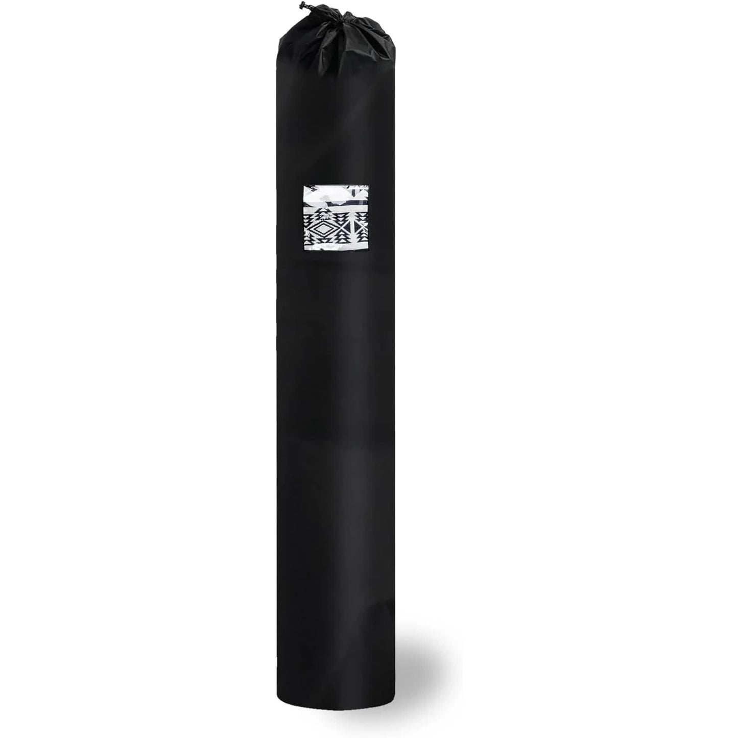 Jumbo Rug Storage Bag with PVC Transparent Window, Large Drawstring Carpet Bag for Rugs up to 9×12 Ft, Rug Shipping Bags for Rug Moving Storage(24 x 130 Inch)
