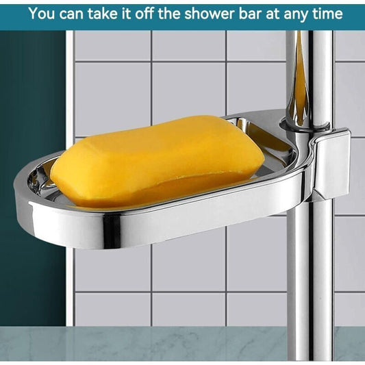 Shower Shelf No Drilling, Soap Holder For Shower Bar For Bathroom(Installation Hole Diameter 25Mm)