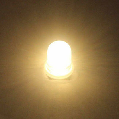 Ersandy 10 pcs E10 12V Spot LED Bulb Lamps Warm White