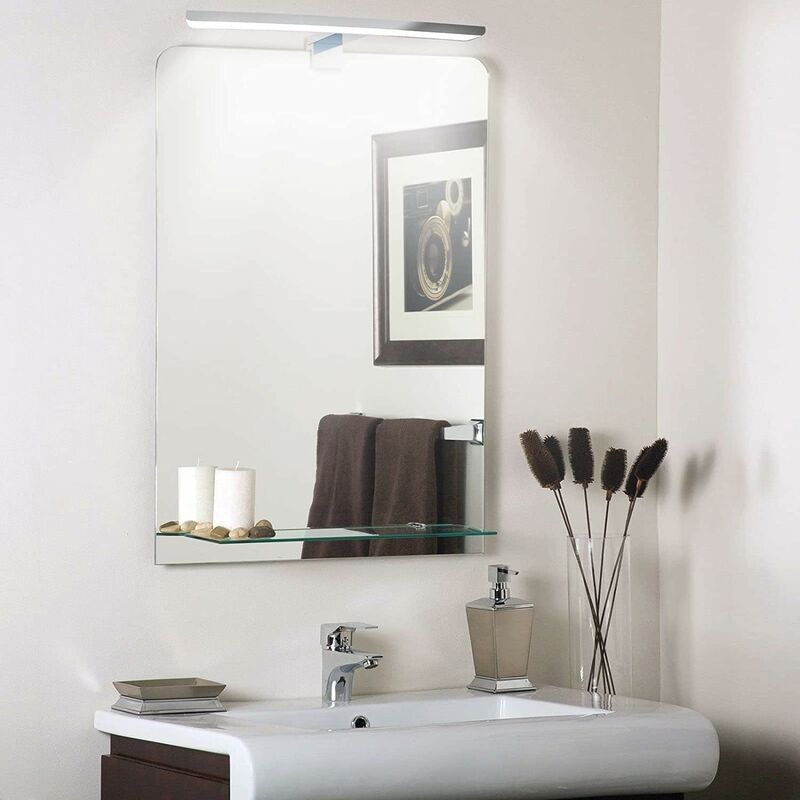 Bathroom Mirror Light 30Cm LED 6W 230 Volt Bathroom Mirror Light 3000K Full Aluminum 3In1 Bathroom Mirror Light