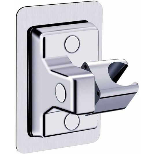 Shower Head Holder, 360° Adjustable Angle Shower Bracket, Solid Abs Shower Holder, No Drilling, Universal Wall Mount,