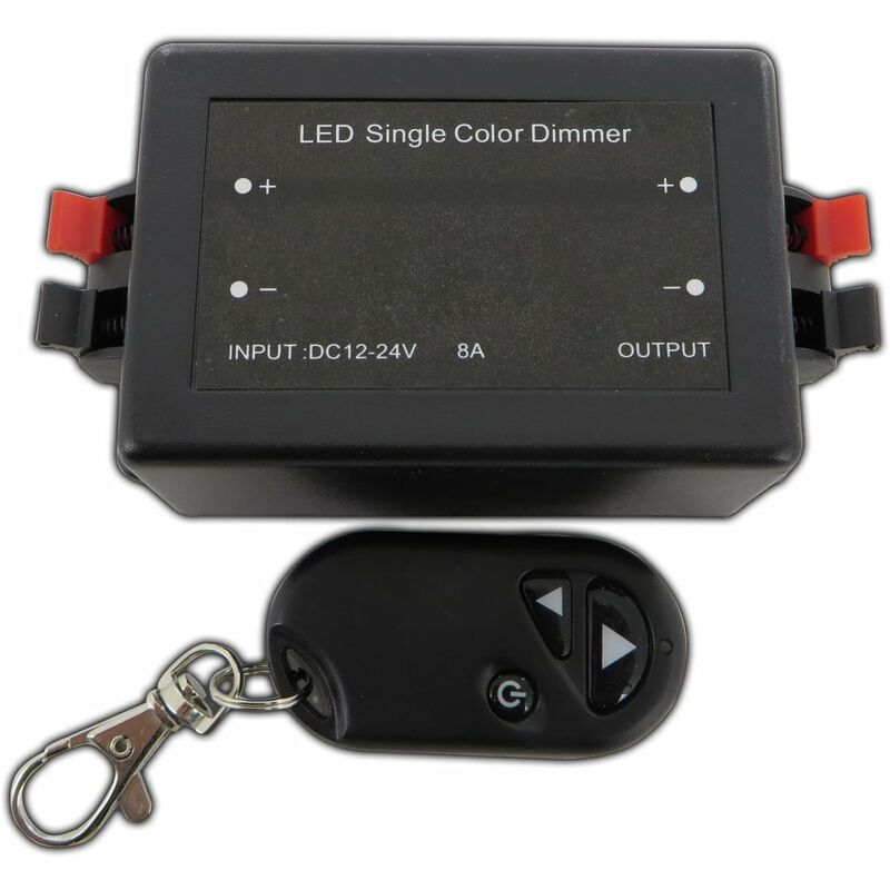 12V Wireless LED LED Dimmer Switch With Remote Control, For All Types Of Dimmable LED Bulbs. [Energy Class A]
