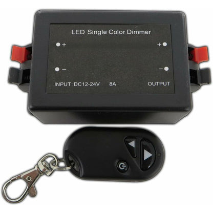 12V Wireless LED LED Dimmer Switch With Remote Control, For All Types Of Dimmable LED Bulbs. [Energy Class A]