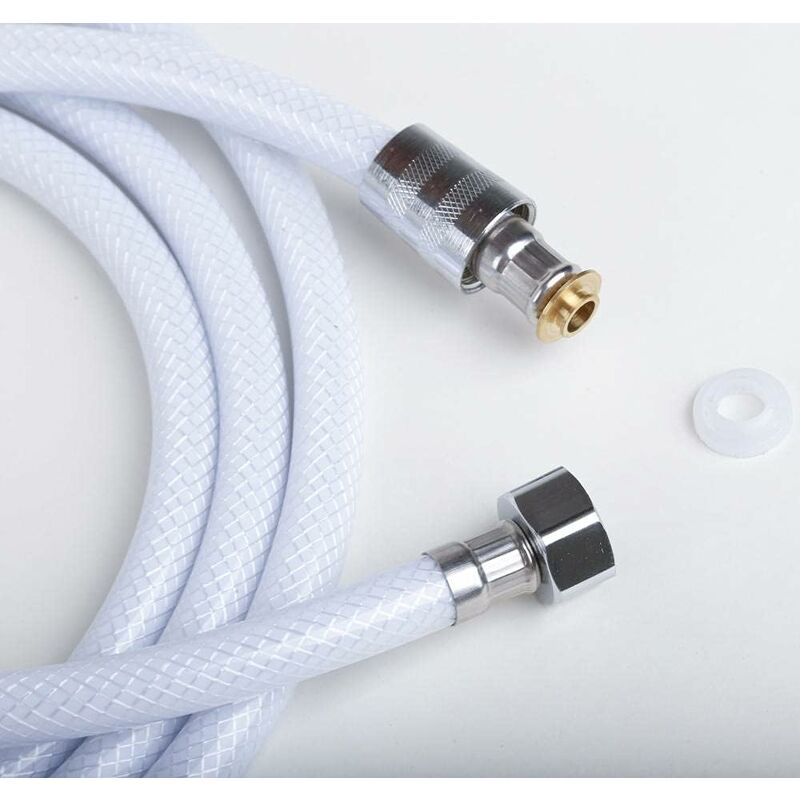 Pvc Shower Hose 2M, Universal Replacement, G1/2 Hose, High Pressure Resistance, Flexible And Anti-Breakage.