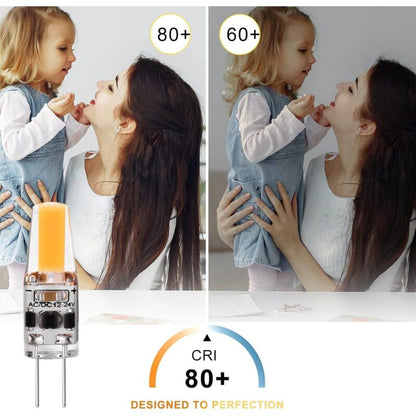 G4 LED 3W 12V Ac/Dc Light Bulbs, G4 3W LED Bulbs Equivalent To 30W Halogen Bulb, 300Lm, Warm White 2700K, Non-Dimmable,