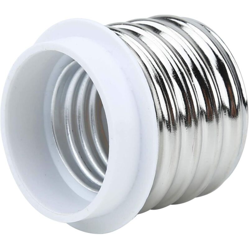 4X Lamp Socket Adapter E40 To E27 In White - 4 pcs Set Reformatting Converters For Lamp Sockets For Incandescent, LED,