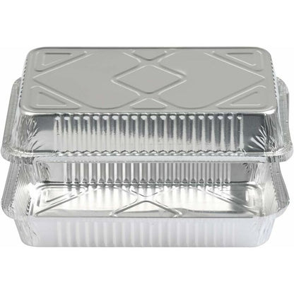 25 pcs Aluminum Foil Trays Barbecue Accessory For Cooking, ROasting, Baking, Freezing And Storing Large Aluminum Foil