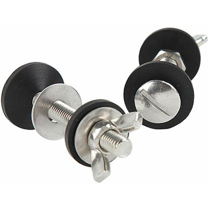 Toilet Bolt Tank To Bowl Bolt Kit, 2 pcs Screw Cassette Kit, Universal Stainless Steel Toilet Fixing, Easy To Install