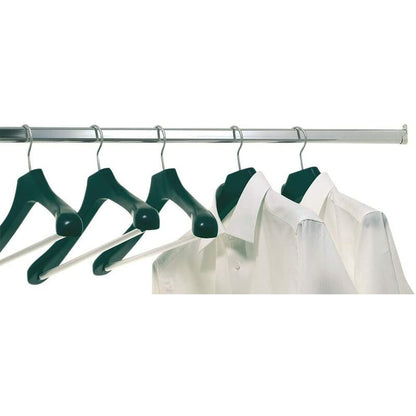 Oval Furniture Rail Hanger 2 Pieces - Wardrobe Tube Bracket For Oval Bar Nickel Plated Steel ROd Hanger Fixing Metal